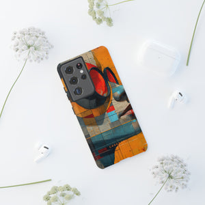 Cartoon Geometry Fusion - Protective Phone Case