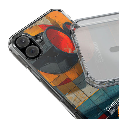 Futuristic Cubist Visions iPhone 16 - Impact Clear+