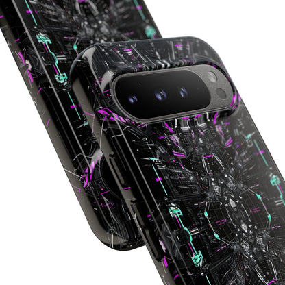 Cybernetic Neon Nexus Google Pixel 9 - Resistente