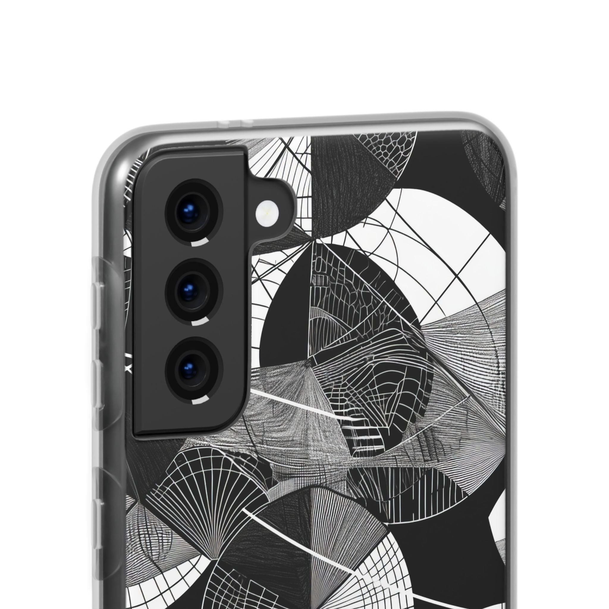 Geometric Elegance | Flexible Phone Case for Samsung Galaxy