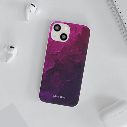Violet Swirl iPhone 13 mini Case - Soft