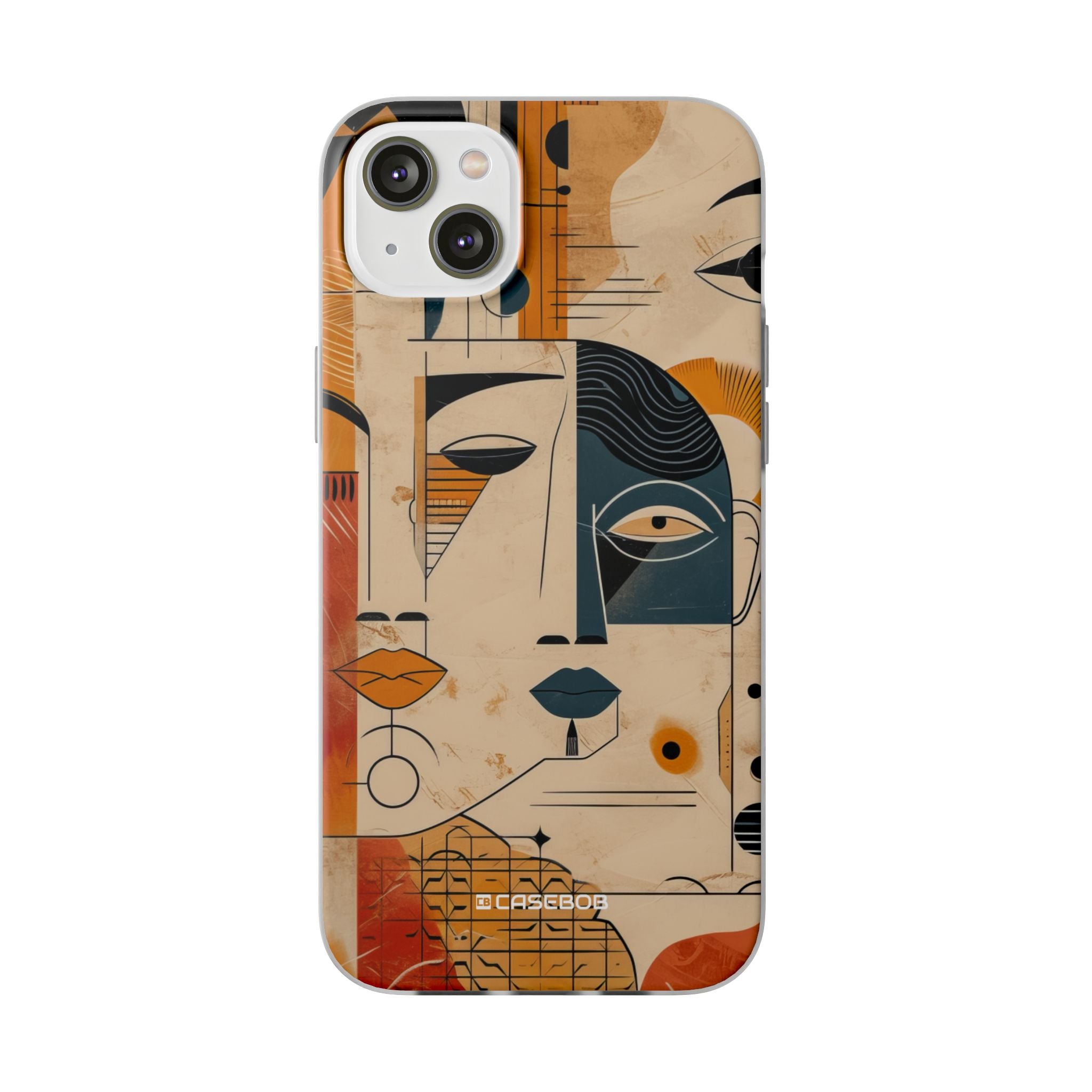 Cubist Introspection | Flexible Phone Case for iPhone