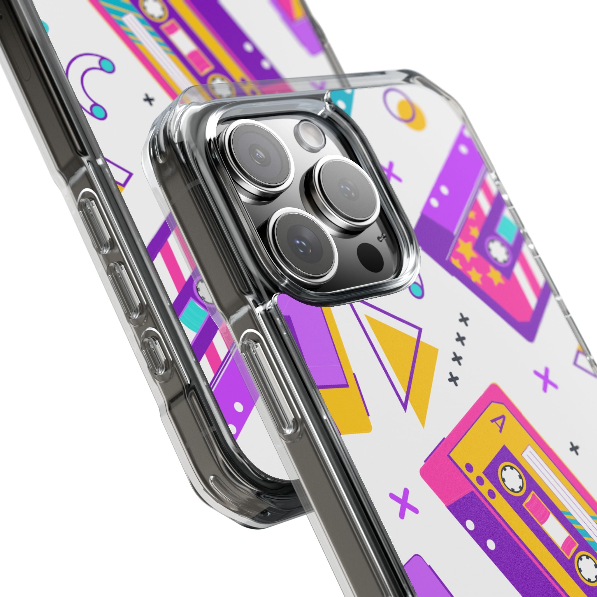 Retro Cassette Chaos iPhone Case - Impact