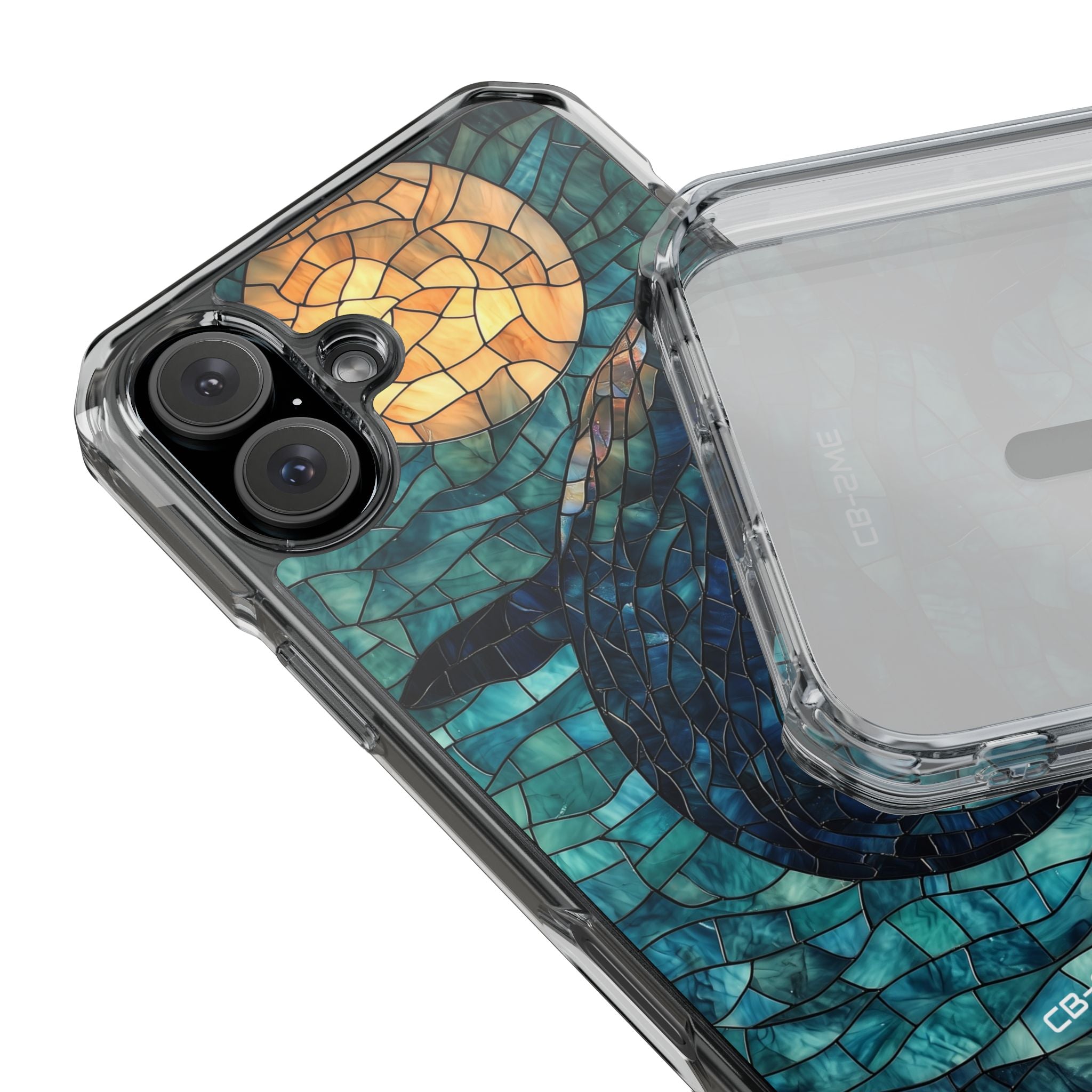 Whale Dives Upward iPhone Case - Impact