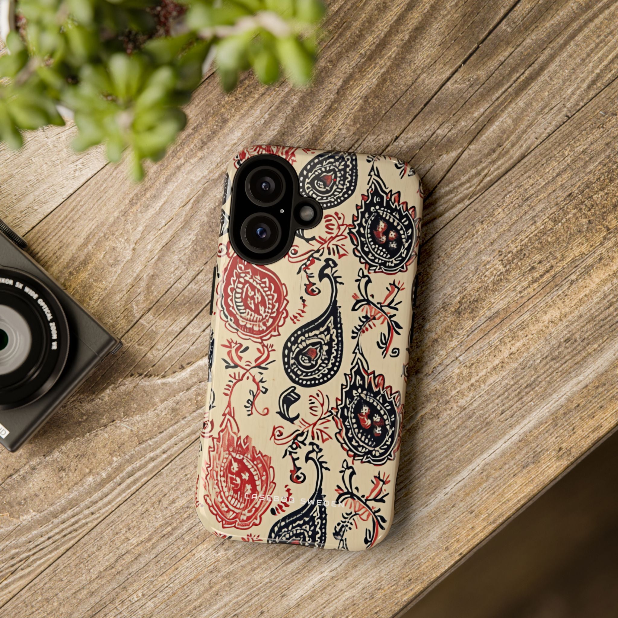 Vintage Paisley Elegance iPhone 16 - Tough Phone Case