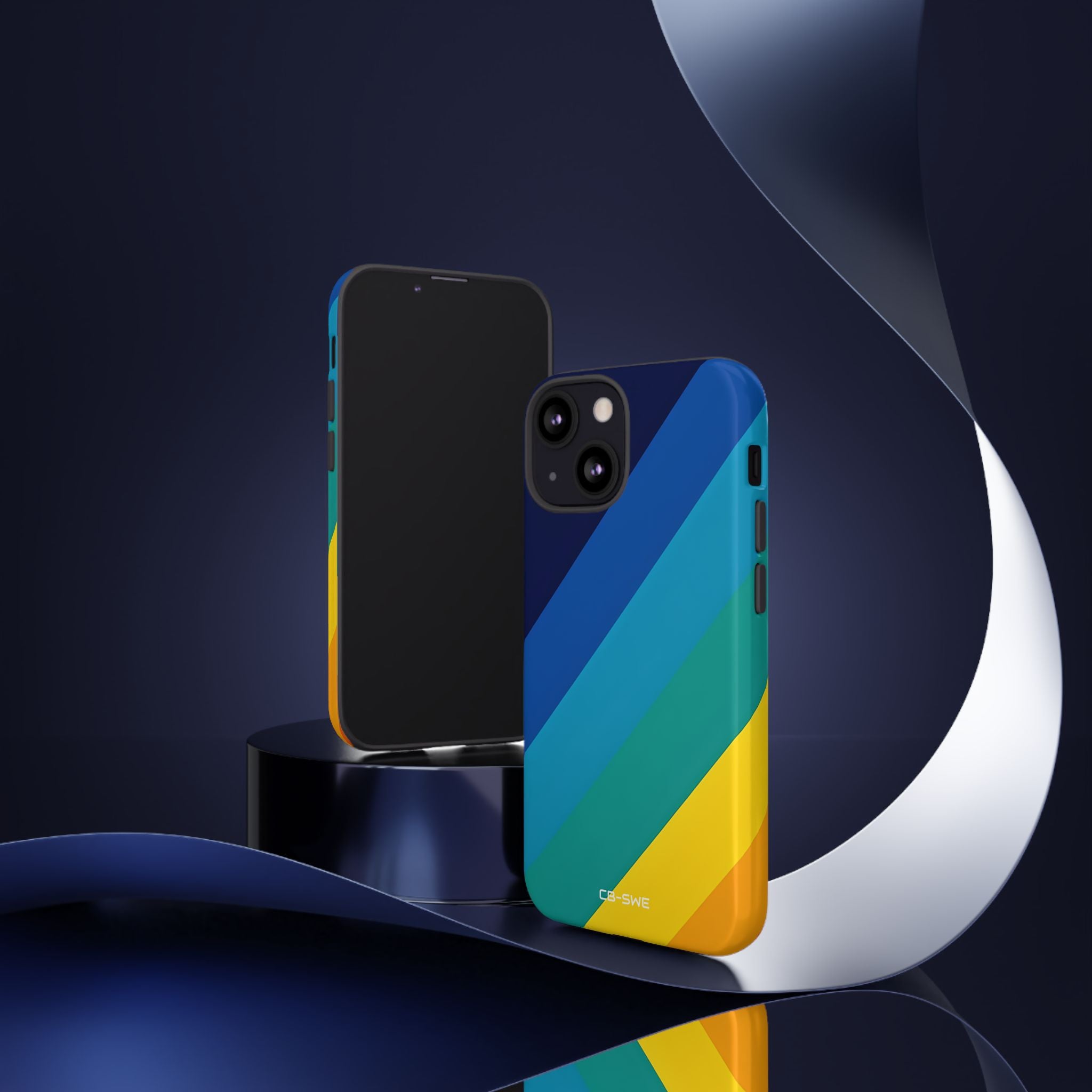 Diagonal Color Spectrum - iPhone Case