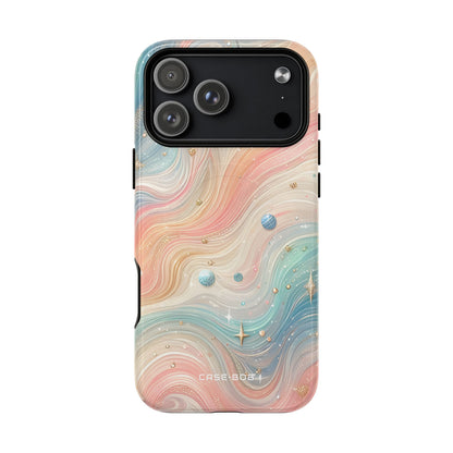 Iridescent Swirls iPhone 17 Pro Max Case - Tough+