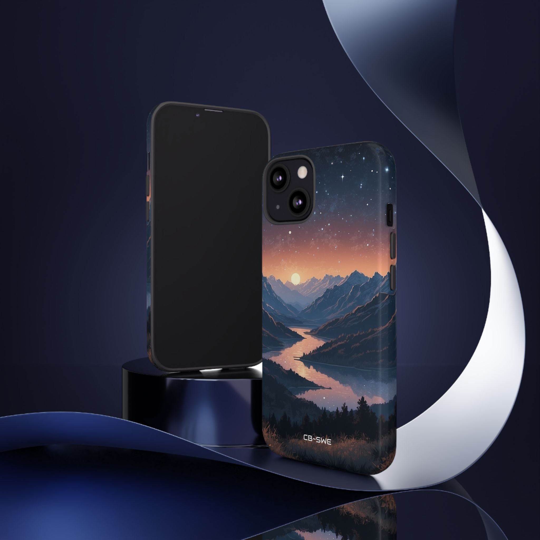 Mountains Embrace Light - iPhone Case