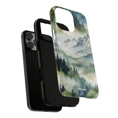 Misty Peaks Emerge - iPhone Case