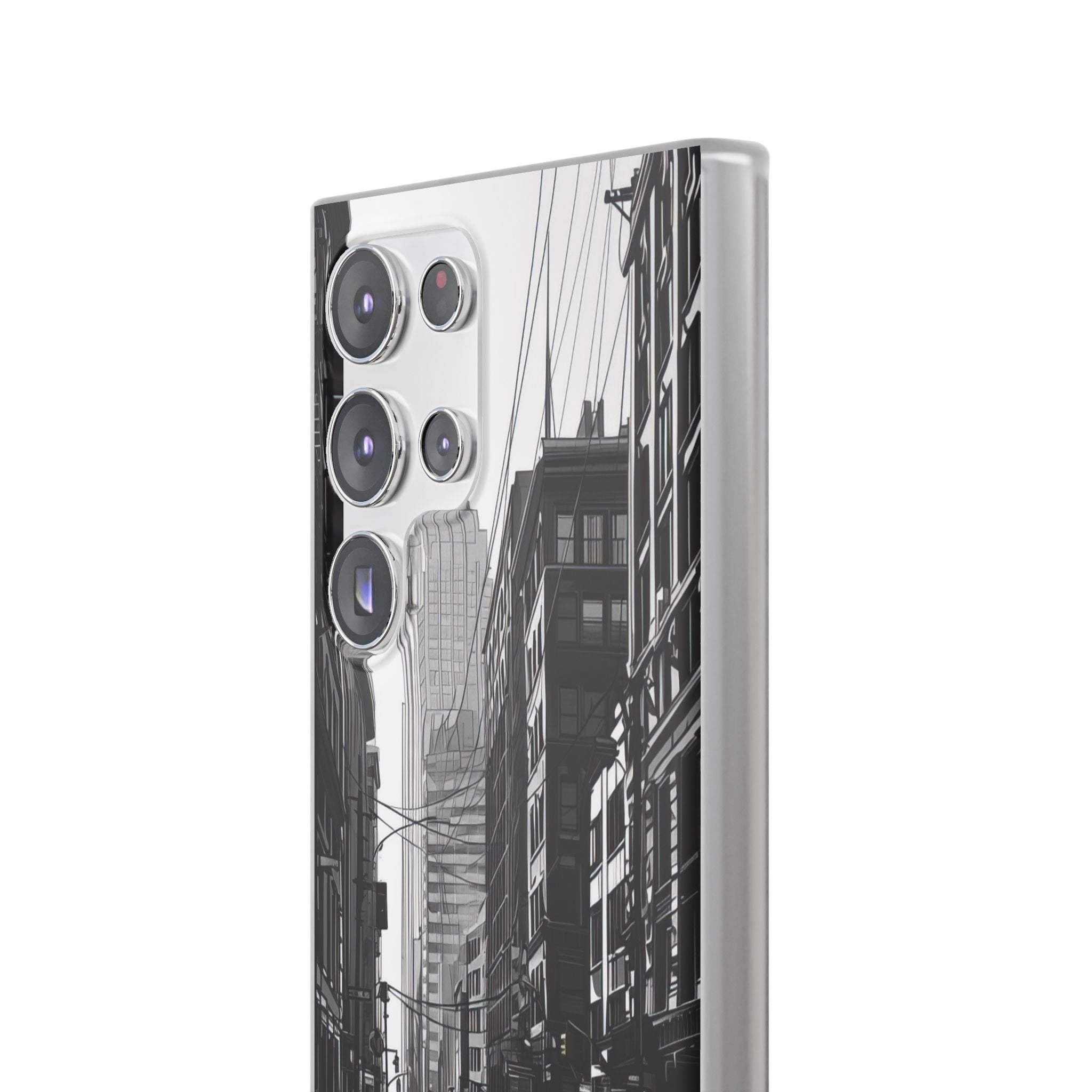 Urban Cityscape Line Perspective Samsung S23 - Flexi Phone Case