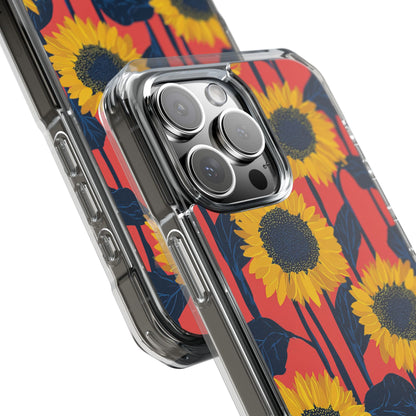 Vibrant Sunflower Rhythm iPhone Case - Impact