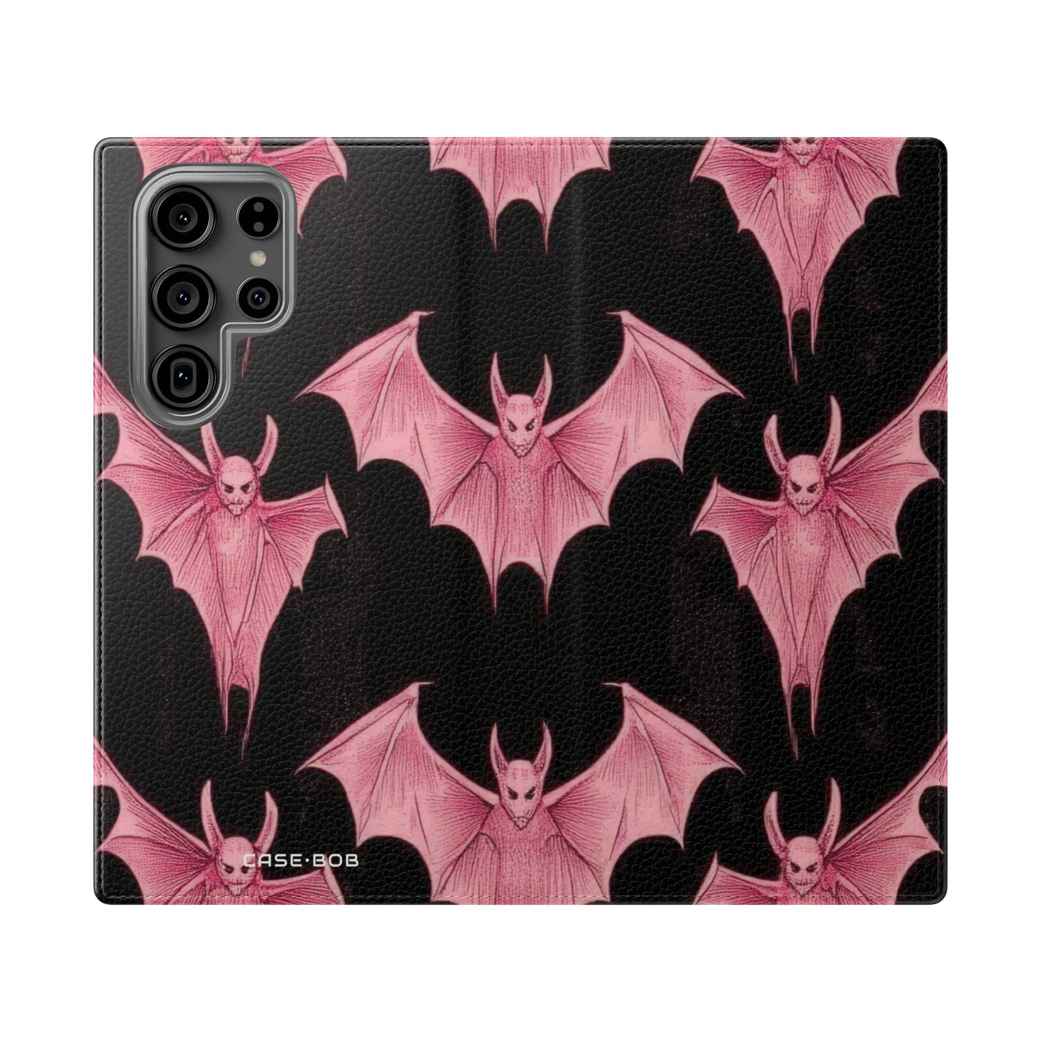 Pink Batwave - Samsung S23 Ultra Case - Wallet