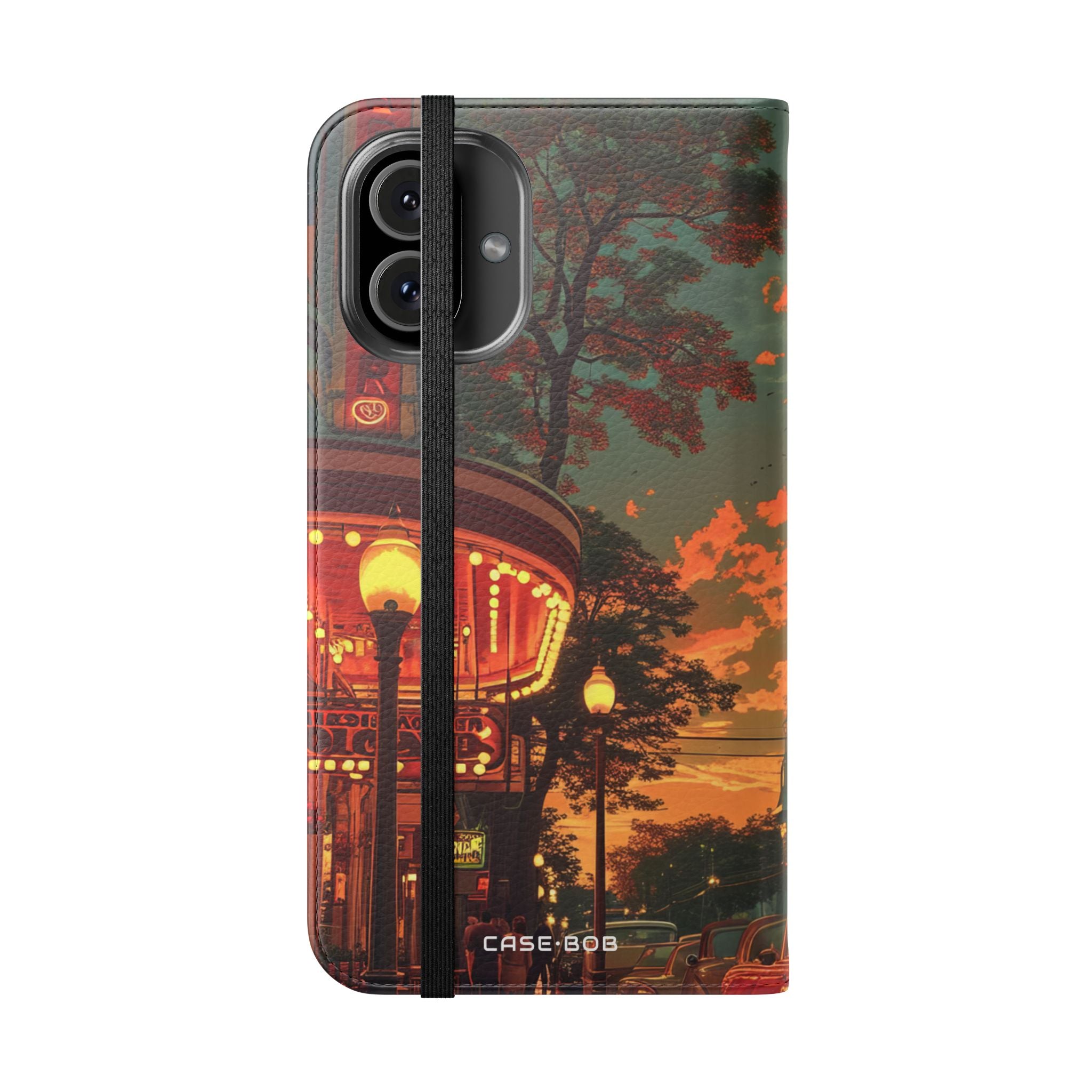 Crimson Classic Glow - iPhone 16 Plus -kotelo - Lompakko