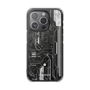 Circuitry Aesthetics - Handyhülle für iPhone (Clear Impact - Magnetisch) 