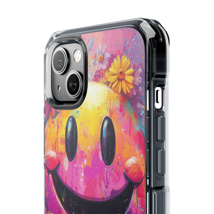 Smiley Bloom iPhone 14 Plus Case - Impact