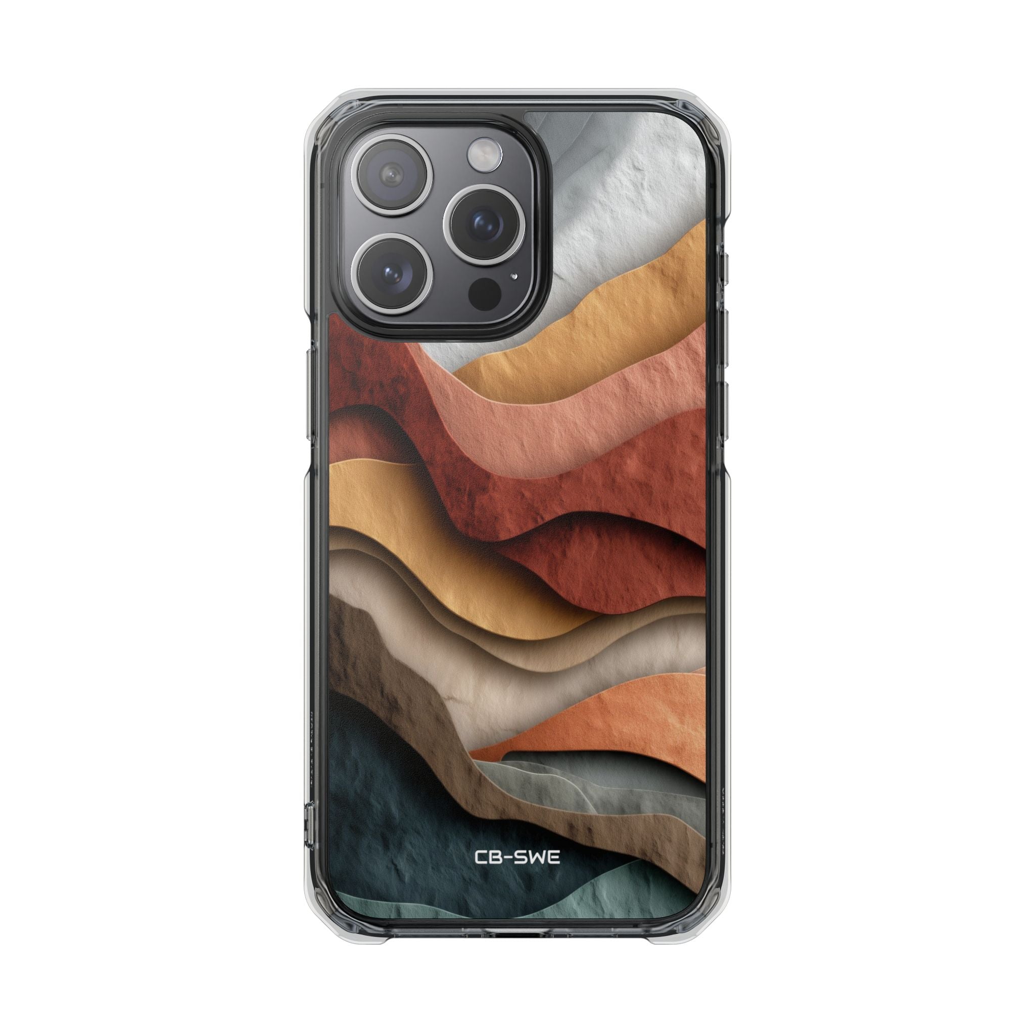 Layered Earth Whisper iPhone Case - Impact