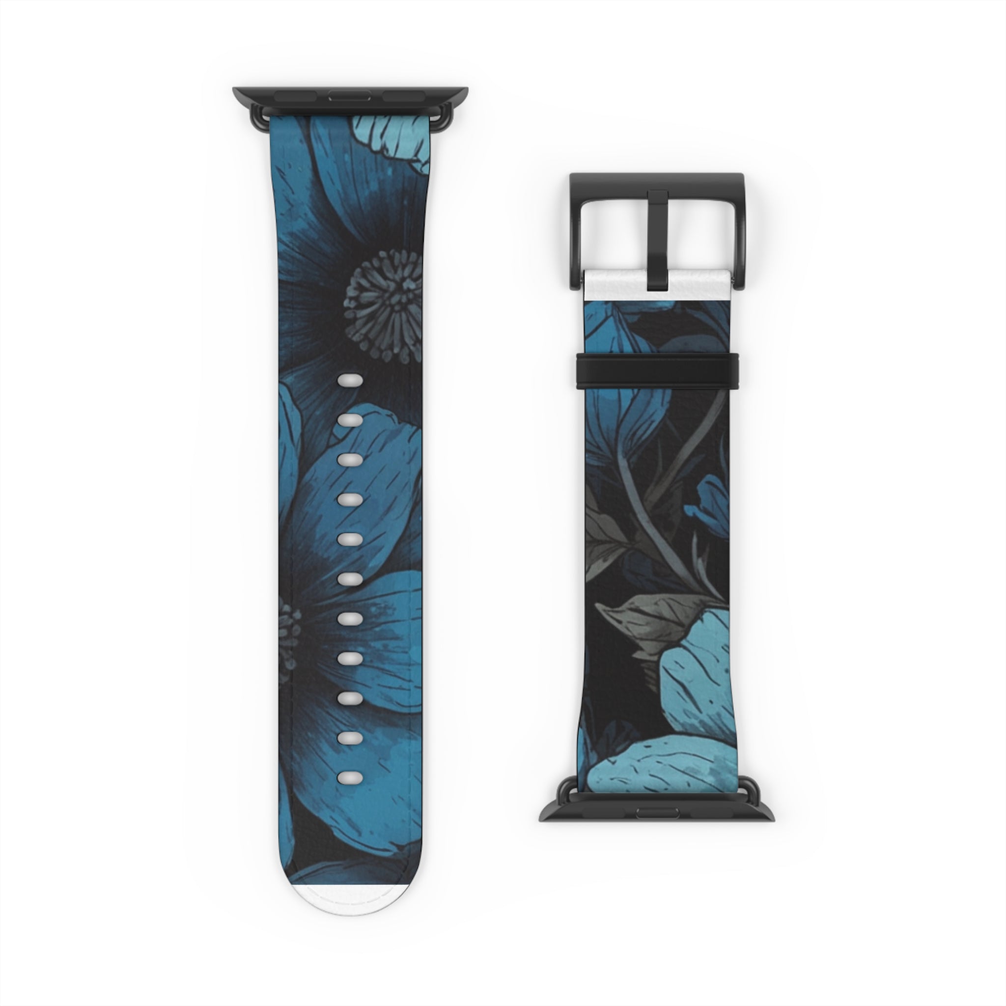 Blue Petal Bloom - Watch Band