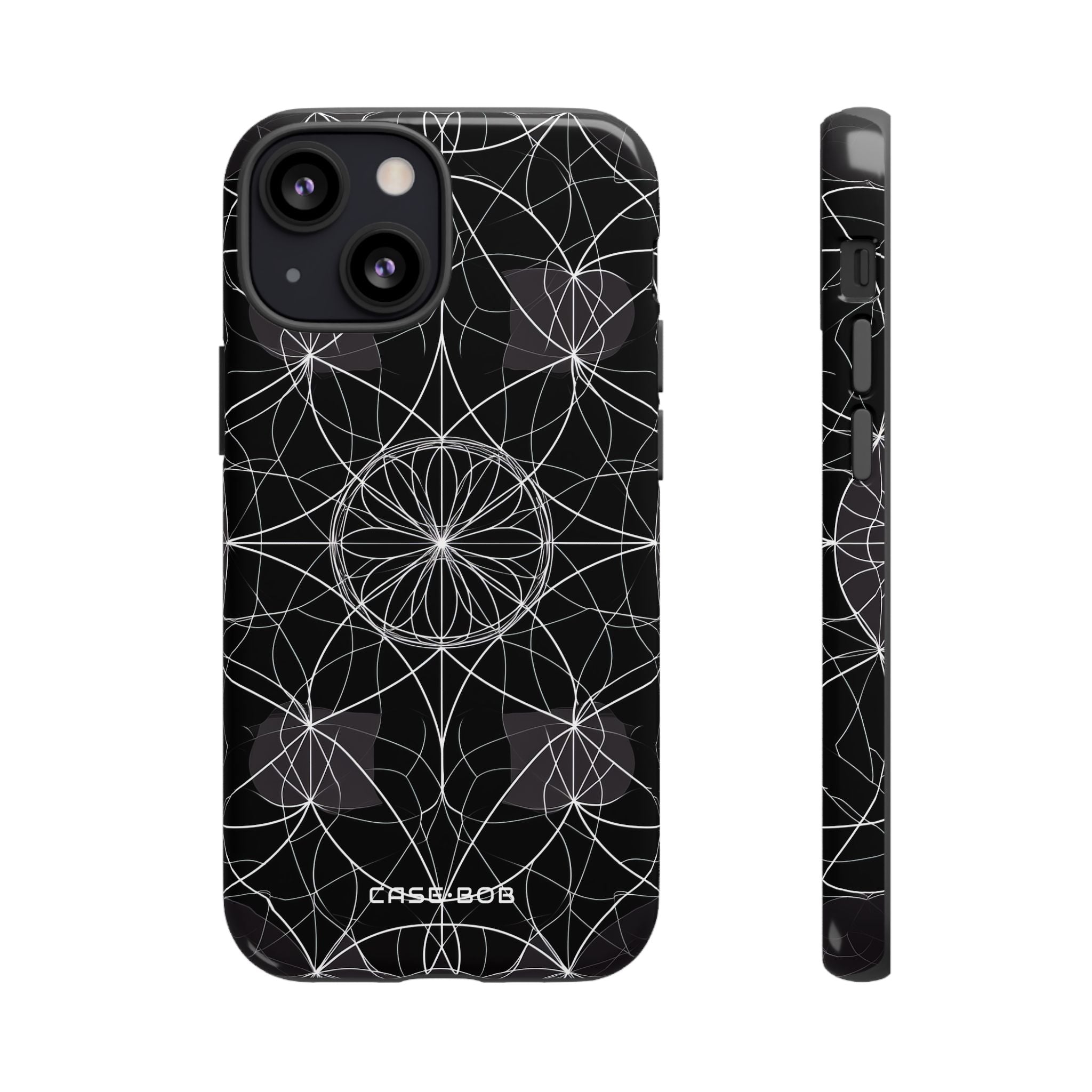 Radiant Petal Orbit iPhone 13 Mini Case - Tough