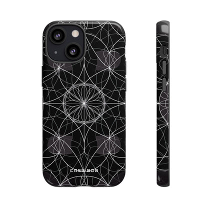 Radiant Petal Orbit iPhone 13 Mini Case - Tough