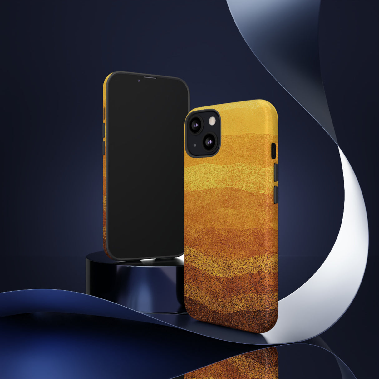 Sunset Gleam: Radiant Gradient - Protective Phone Case