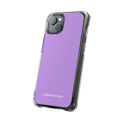 Bright Lavender - Clear Impact iPhone 15 Phone Case