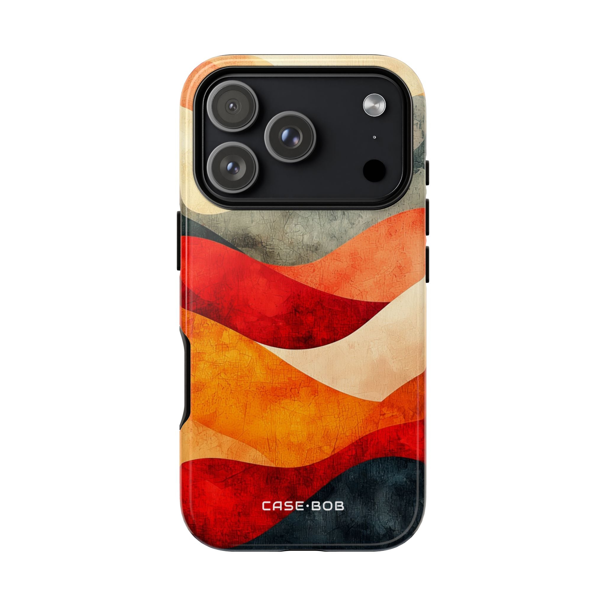 Cracked Wave Sunset iPhone 17 Pro Case - Tough