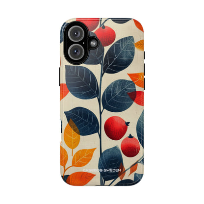 Autumn Nature Pattern - Tough iPhone 16 Phone Case