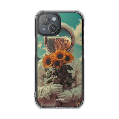 Sunflower Spacesuit Shine iPhone Case - Impact