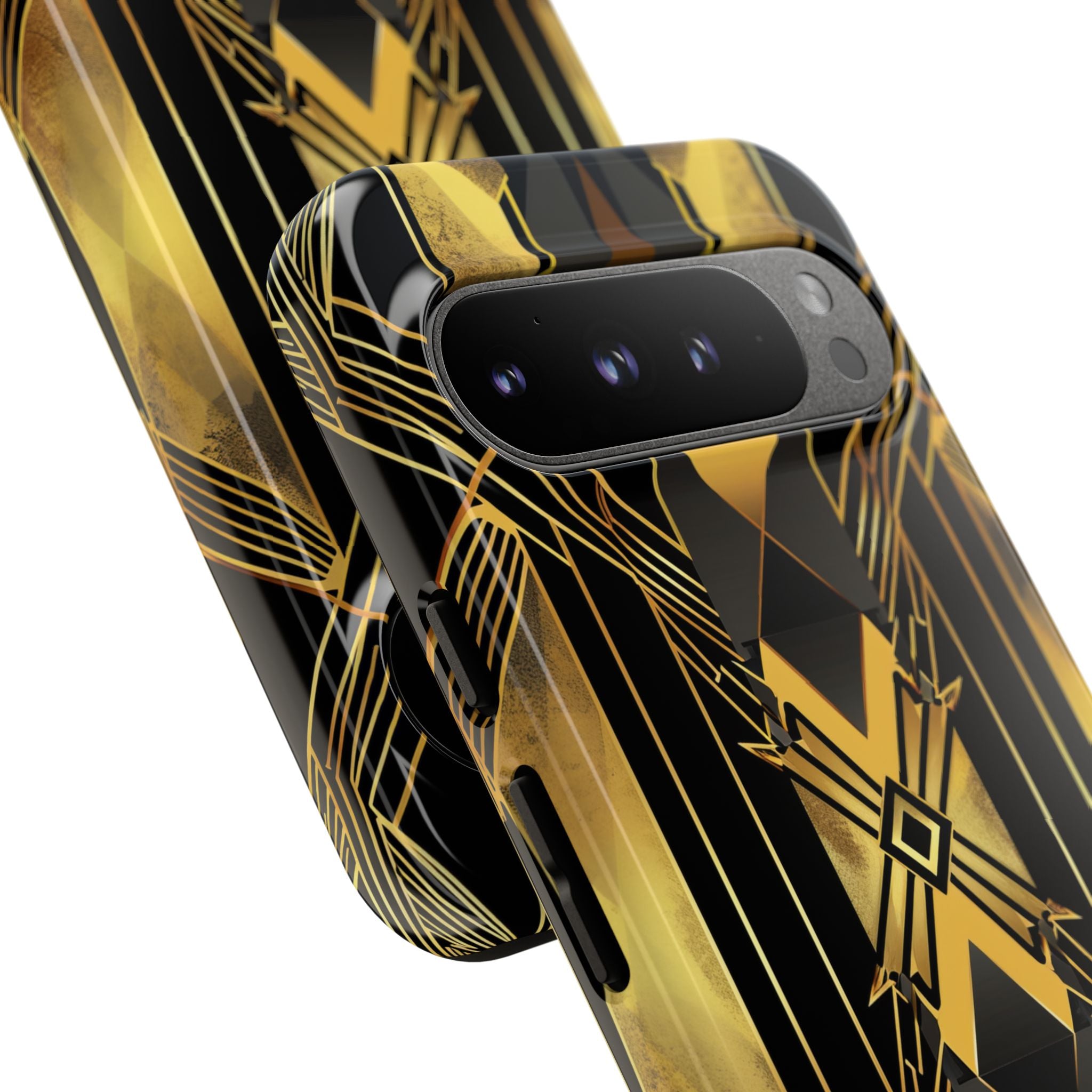 Golden Diamond Radiance Google Pixel 9 Pro XL Case - Tough