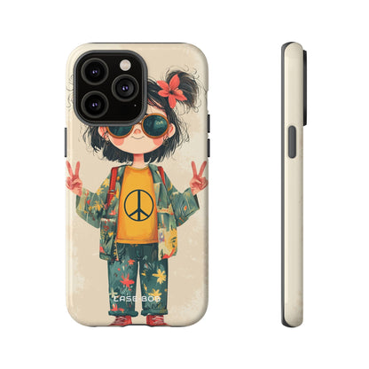 Peace Pigtails iPhone 14 Pro Max Case - Tough
