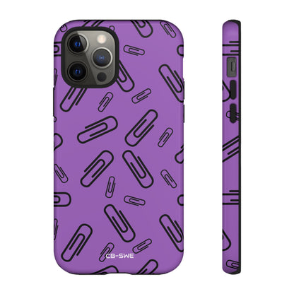 Paperclips Dance Playfully - iPhone Case