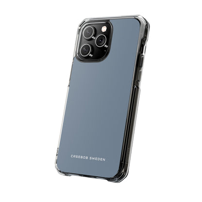 Light Slate Gray iPhone 14 - Clear Impact Phone Case