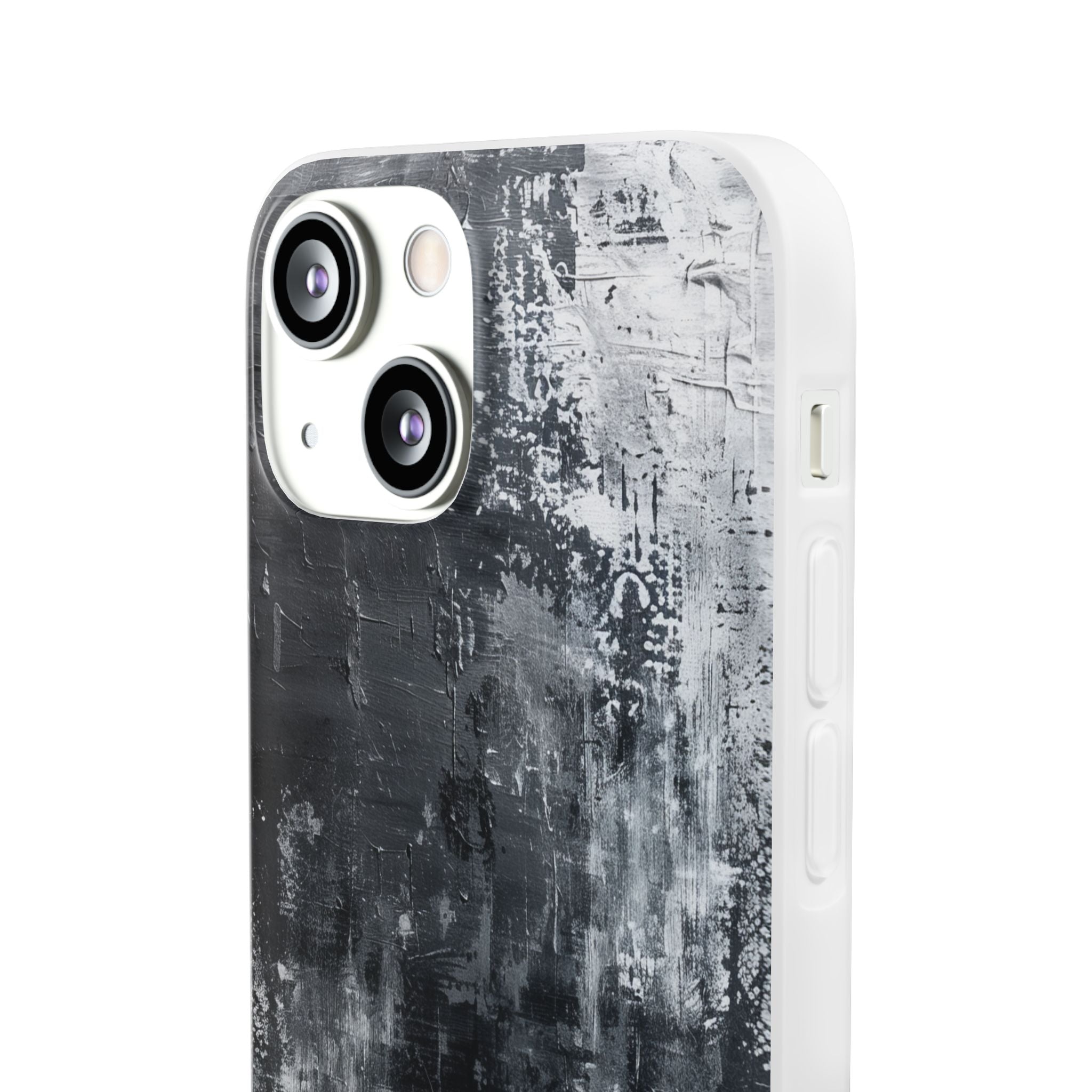 Textured Blackscape iPhone 13 mini Case - Soft