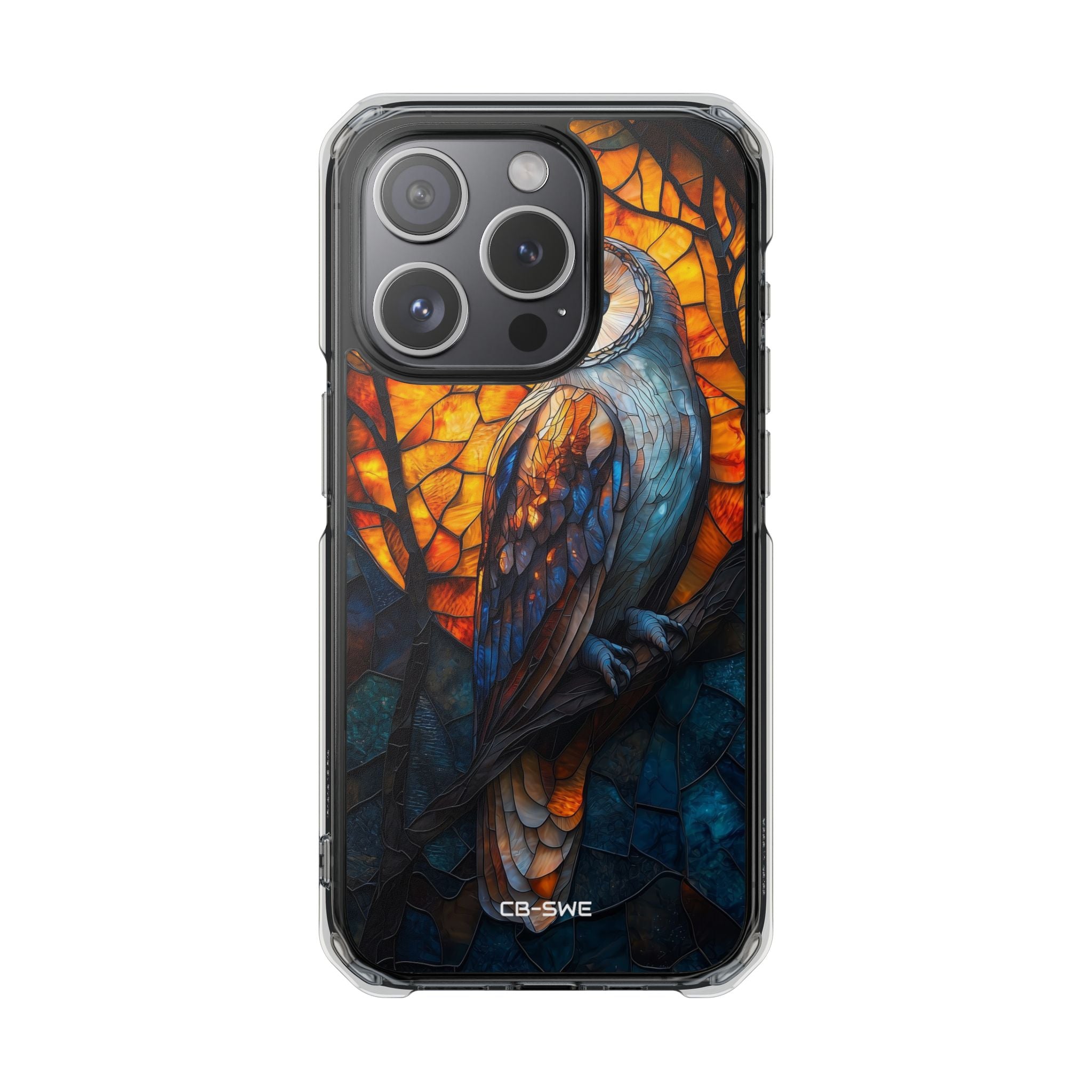 Owl Gazes Moonlight iPhone Case - Impact