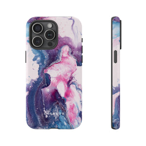 Blue & Pink Art - Protective Phone Case