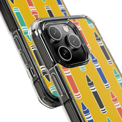 Crayons Dance Joyfully iPhone Case - Impact