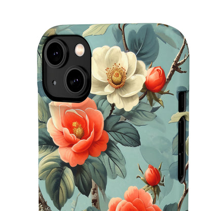 Vintage Floral Romance iPhone 14 - Slim Phone Case