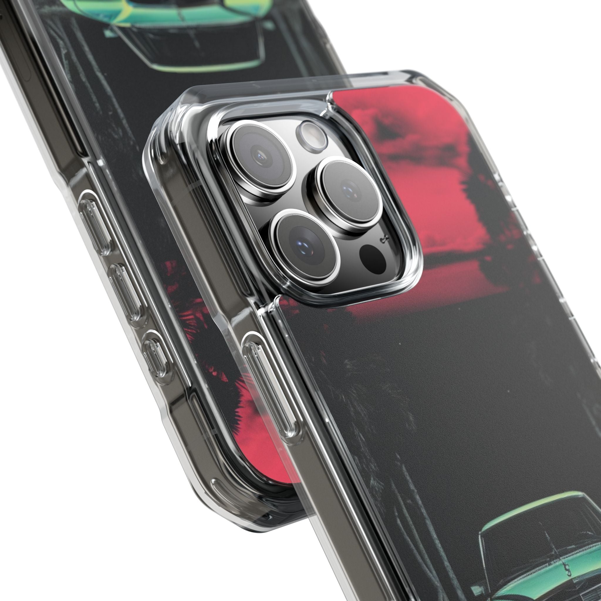 Retro Futuristic Nightscape iPhone Case - Impact