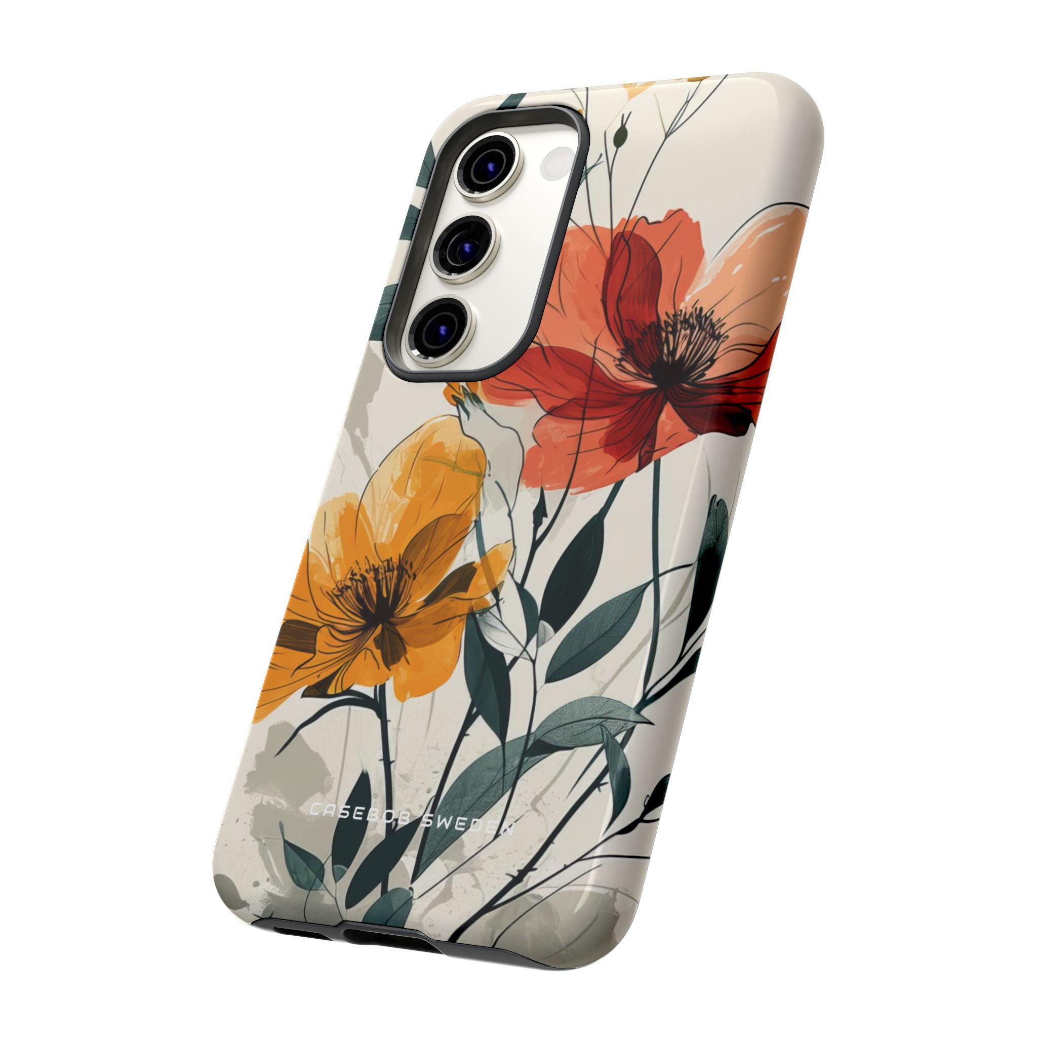 Elegant Floral Harmony Samsung S23 - Tough Phone Case