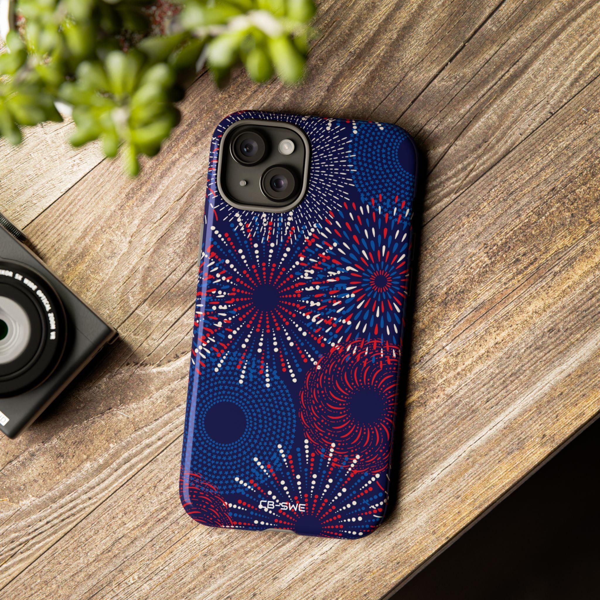 Fireworks Burst Bright - iPhone Case