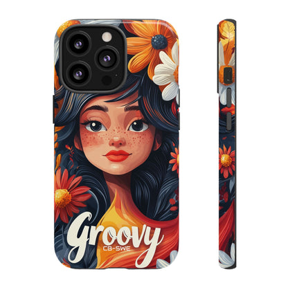 Floral Girl Smiles - iPhone Case