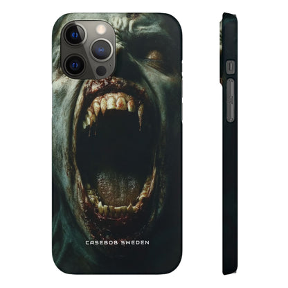 Gothic Wail of Decay iPhone 12 - Slim Phone Case