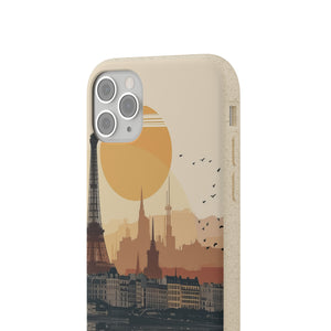 Parisian Sunset Serenity | Biodegradable Phone Case