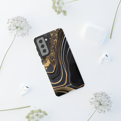 Elegant Gold Streams - Samsung Case