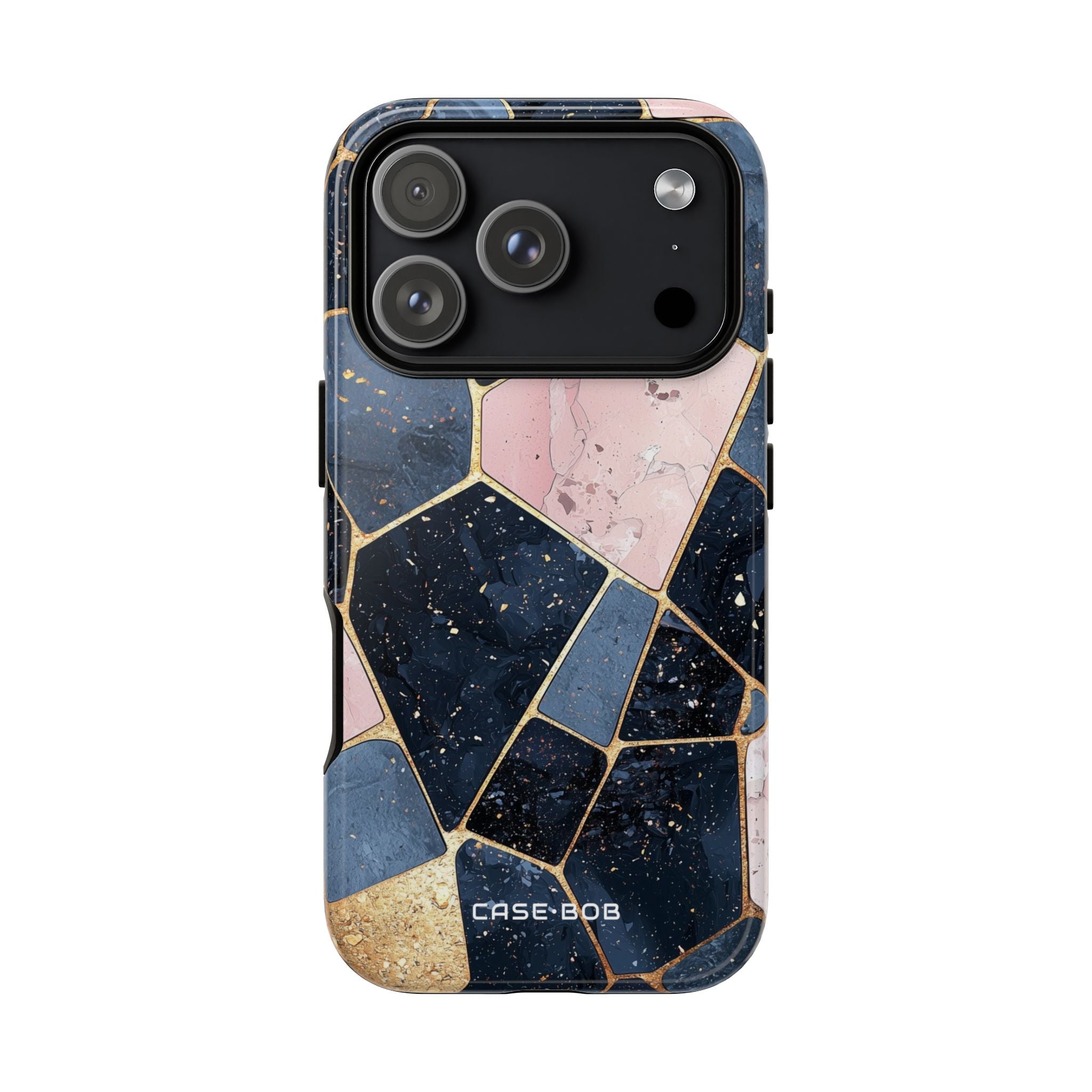 Golden Mosaic iPhone 17 Pro Case - Tough