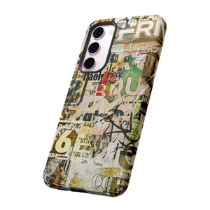 Grunge Vintage Poster - Protective Phone Case