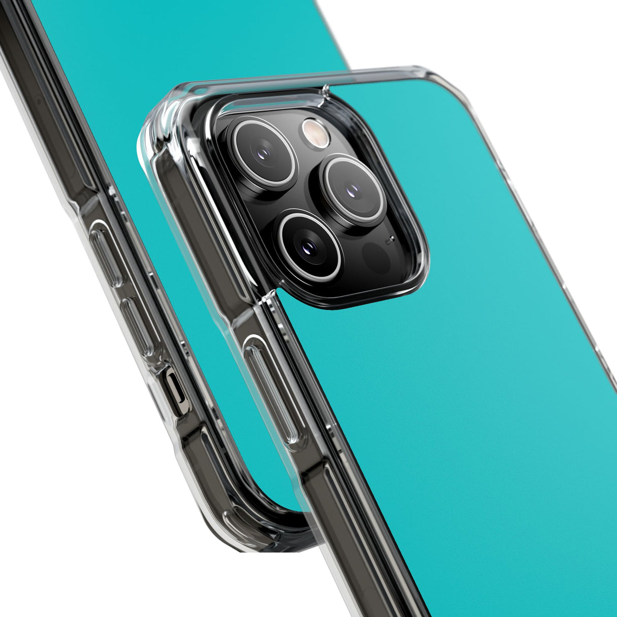 Dark Turquoise | Phone Case for iPhone (Clear Impact Case - Magnetic)