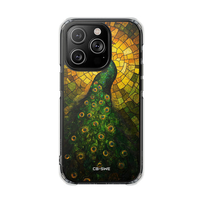 Peacock Spreads Light iPhone Case - Impact