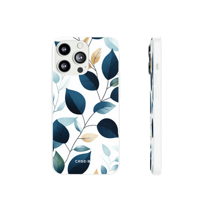 Navy Leaf Veins iPhone 13 Pro - Soft