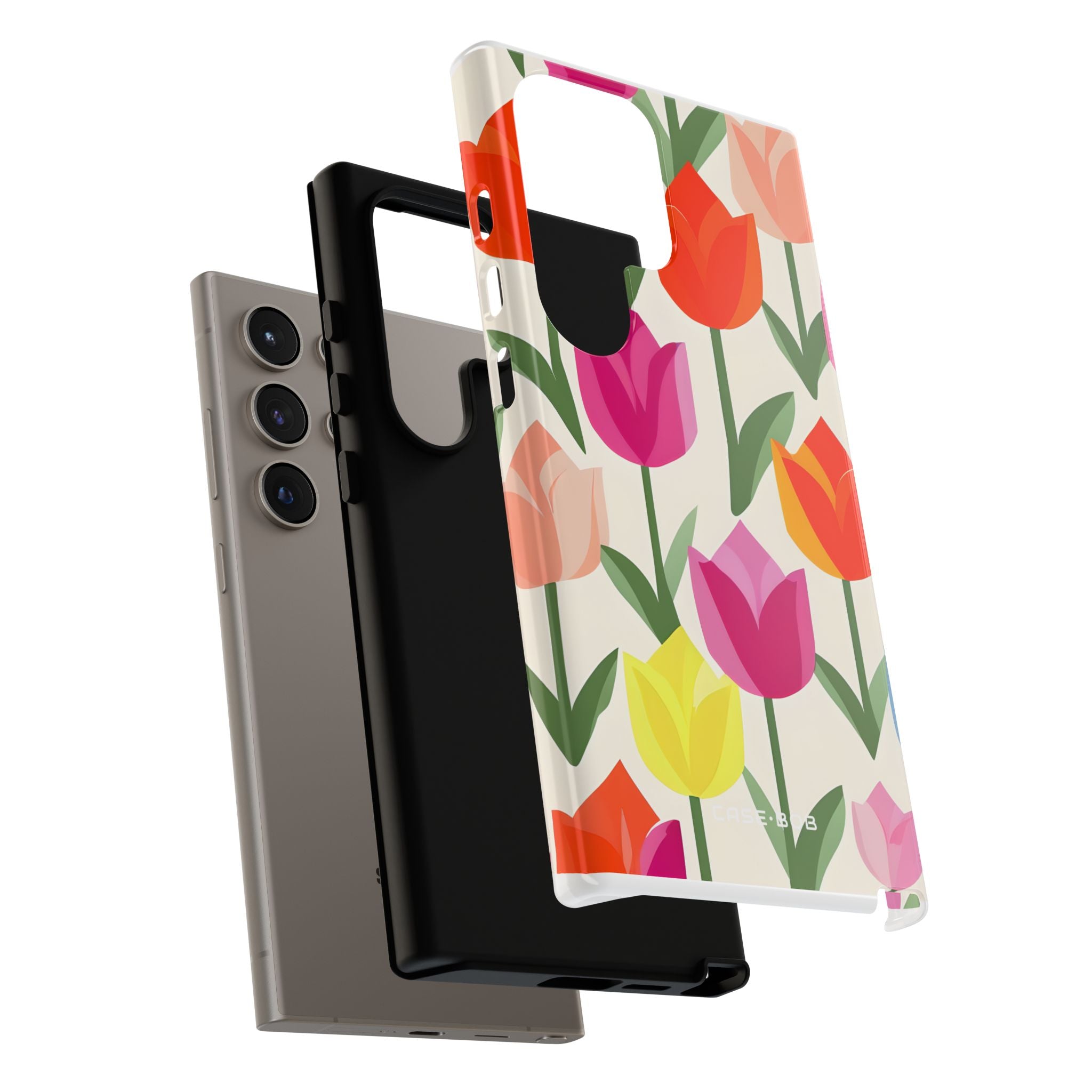 Tulip Harmony Green Samsung S24 Ultra Case - Tough